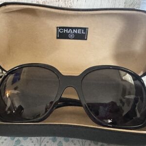 Chanel Black Sunglasses with Case